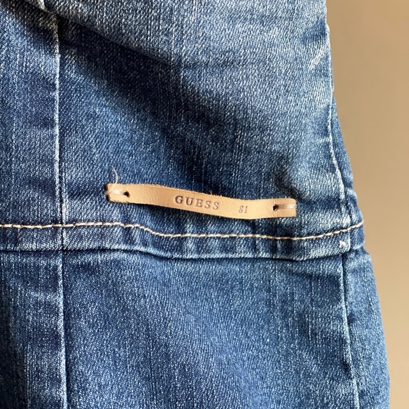 Guess Jeans Blue Denim Midi Dress - Size Women’s 8 - Picture 9 of 11